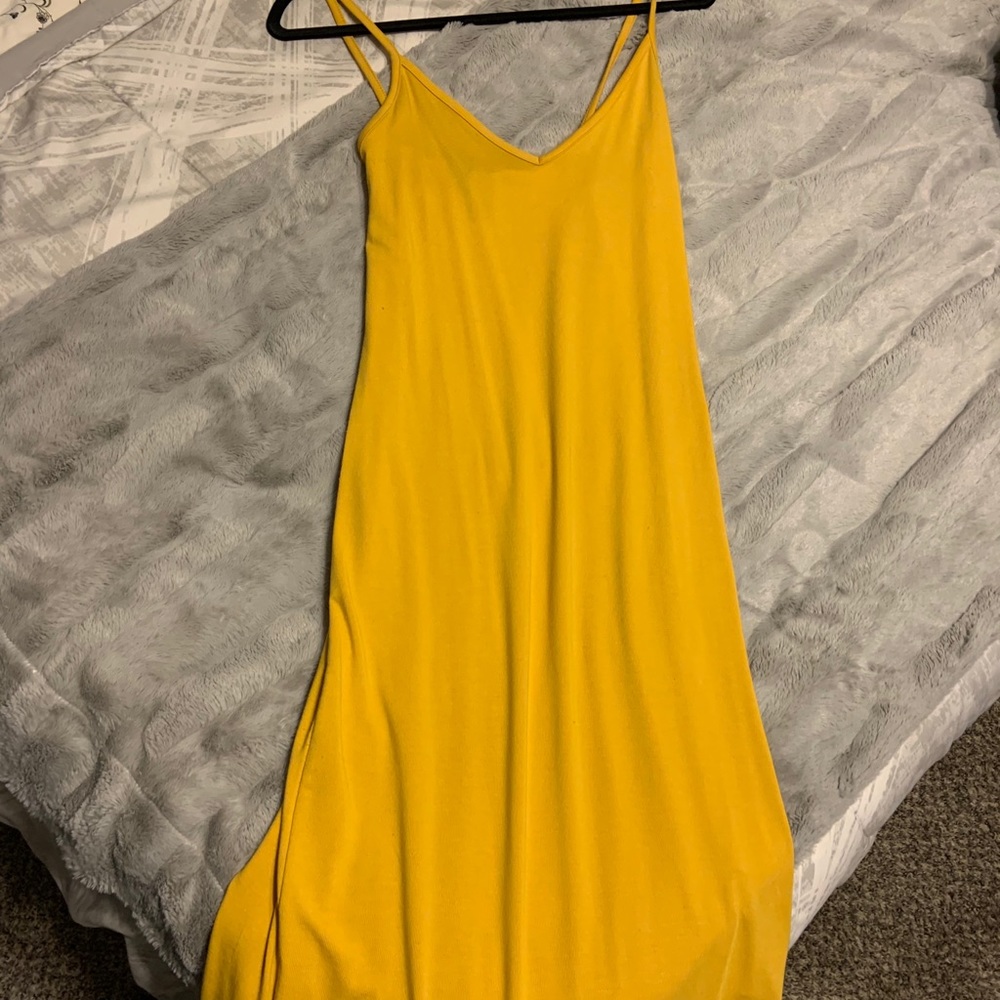 Mustard yellow Bodycon dress